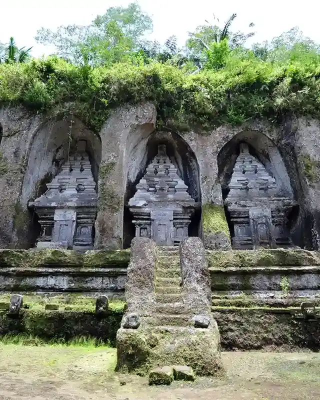 Gunung Kawi temple carved into the rock