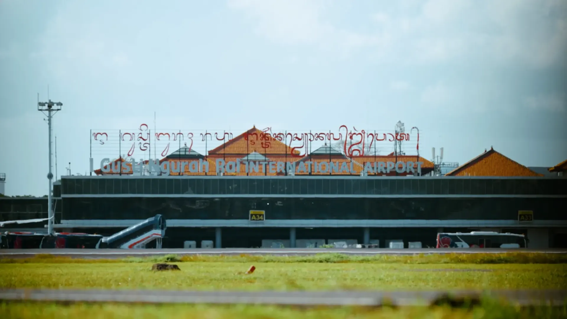 Exterior of the Ngurah Rai International Airport terminal